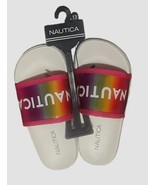 Nautica Girls Metallic Slides Sandals Size 13 New With Tags - $9.67