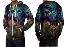 Space illusion  3D Print Hoodies Zipper   Hoodie Sweatshirt for  men - $49.80