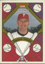 2004 Fleer Tradition Diamond Tributes Game Used Jim Thome DT- JT Phillies - £3.98 GBP