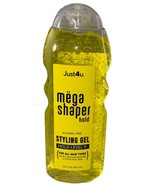 Just4u Mega Shaper Hold Styling Gel 20oz-Hold Level 9-All Hair Types-Con... - $14.73