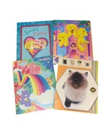 4 VINTAGE Folders Lisa Frank Puppies Strawberry Shortcake Care Bears Kit... - $21.99