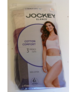 3 Jockey Elance Cotton Comfort french cut briefs Size 7 Multi-color Styl... - $25.77 CAD