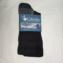Columbia Sportswear Crew Socks, 2 Pair, Medium, (marked slightly imperfect) - £5.22 GBP