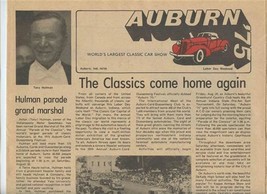 Auburn 75 World&#39;s Largest Classic Car Show Program Auburn Indiana 1975  - $27.69