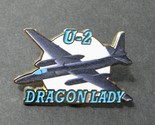 AIR FORCE USAF DRAGON LADY U-2 RECONNAISSANCE AIRCRAFT LAPEL PIN 1.5 PRI... - $5.74