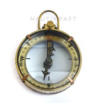 Antica bussola militare in ottone per esterno Spencer Compass London 3&quot; pollici - £13.76 GBP