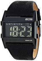 EOS New York Unisex 260SBLK Nocturne Tre Large Digital Display Black Watch - £86.37 GBP