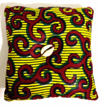 Pin Cushion  Basket Filler Primitive Ornie Table Décor Vintage African Fabric Co - £7.98 GBP