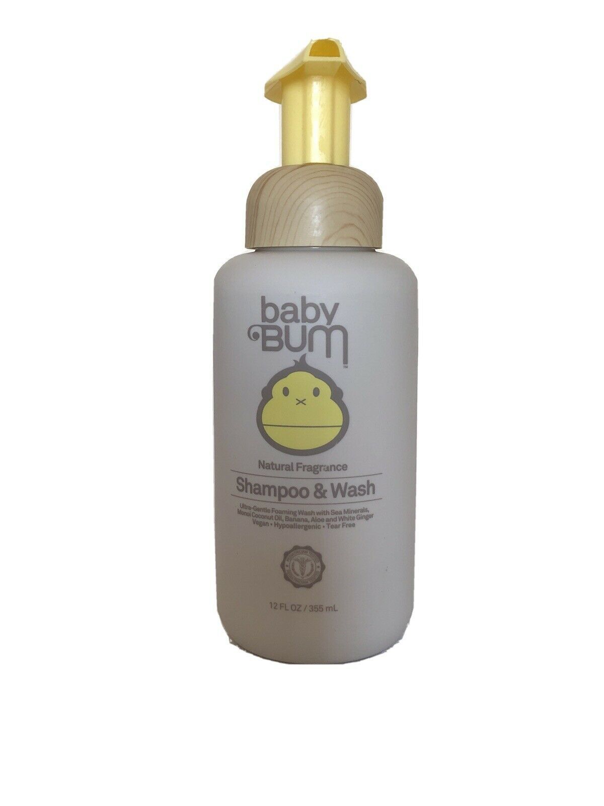 Baby Bum Shampoo &amp; Wash Natural Fragrance Gentle Sea Minerals Tear Free ... - $10.85