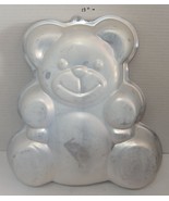Rare Vintage 1982 Wilton Enterprises Teddy Bear Aluminum Cake Pan 502-3754 - $24.70