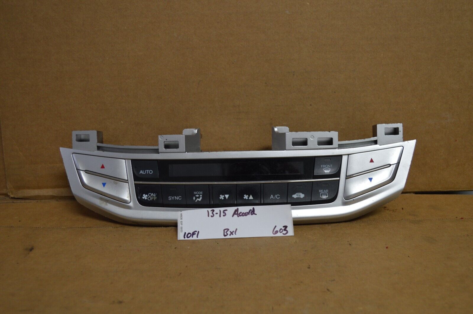 13 Honda Accord AC Heat Temp Control Dash  BH79600T2FA611M1 Panel 603-10... - $9.99