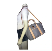 Smokey Gray Dooney &amp; Bourke Madeline Satchel Bag - £178.32 GBP