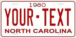 North Carolina 1980 Personalized Tag Vehicle Car Auto License Plate - £13.18 GBP