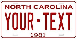 North Carolina 1981 Personalized Tag Vehicle Car Auto License Plate - £12.92 GBP