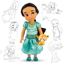 New Disney Store 16&quot; Animators Collection Princess Jasmine Doll - £32.06 GBP
