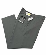 Haggar Premium Dress Pants Mens 38x30 Med Gray Stretch Straight Fit Wrin... - $35.44 CAD