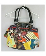 Colorful Women&#39;s Handbag Purse Studded With Rope &amp; Large Beads - $20.28 CAD
