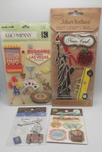 Scrapbook Lot Of 4 Travel Jolee&#39;s Boutique K&amp;Company Making Memories Stickers - £10.12 GBP