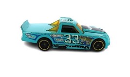 Hot Wheels 2010 Circle Trucker Blue &amp; Yellow # 33 Diecast Car - £3.90 GBP