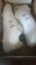 Under armour football cleats size 15 White - $87.99