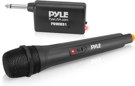 Pyle Portable Vhf Wireless Microphone System - Professional Battery, Black - $40.99