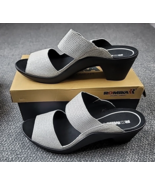 Romika Women&#39;s EU 42 US 11.5 Mokassetta 315 White Leather Woven Mule Hee... - $74.99