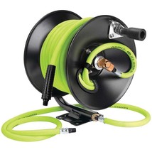 Flexzilla Manual Open Face Air Hose Reel with 3/8&quot; x 50&#39; Hose - $162.16