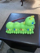 Leap Frog Alphabet Pal Toy Learning Green Caterpillar Pull Teaching 2007... - £12.14 GBP