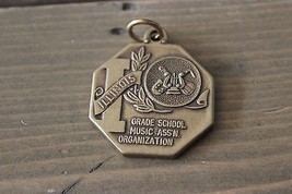 Vintage Illinois Grade School Music Ass&#39;n Organization Medal Award - £9.47 GBP