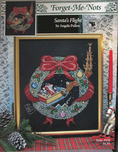 Counted Cross Stitch Santa&#39; s Flight  Picture pattern  - £4.78 GBP