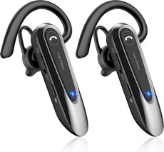 Bluetooth Earpiece Wireless CVC8.0 Headset for Cell Phone Dual Mic Noise Canceli - £49.89 GBP