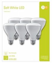 Reflector Floodlight Bulb,  LED BR30 9W 6-Pack/Box - GE Lighting 38621 - $23.40 CAD