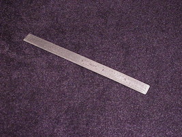 General 6 Inch Stainless Steel Metal Ruler, made in the USA, used - £4.54 GBP