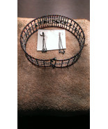Absolutely Festive and  Beautiful 3pc Choker and Pierced Earring Set ! - $40.96 CAD