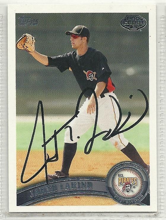 Primary image for Jared Lakind Signed autographed Card 2011 Topps Pro Debut