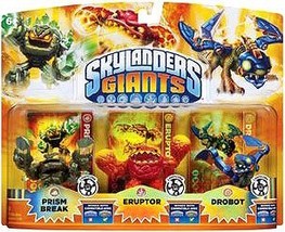 Skylanders Giants Lightcore 3 Pack: Prism Break, Eruptor, Drobot - £27.52 GBP