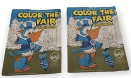 Color The Fair W/ Seymore 1984 LA Expo Set Of Coloring Books W/ Some Wat... - $4.87