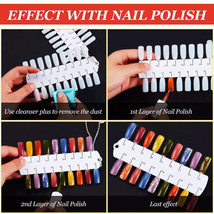 Nail Art Polish Gel Design Display Palette Color Chart Bulk 36 Tips disp... - $10.35