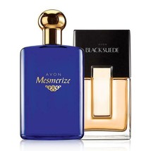 Avon Black Suede &amp; Mesmerize For Men Fragrance Duo Set - £37.37 GBP