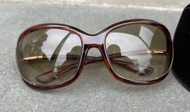 Women&#39;s Tom Ford Multi-Color Brown Round Sunglasses Used - £63.64 GBP