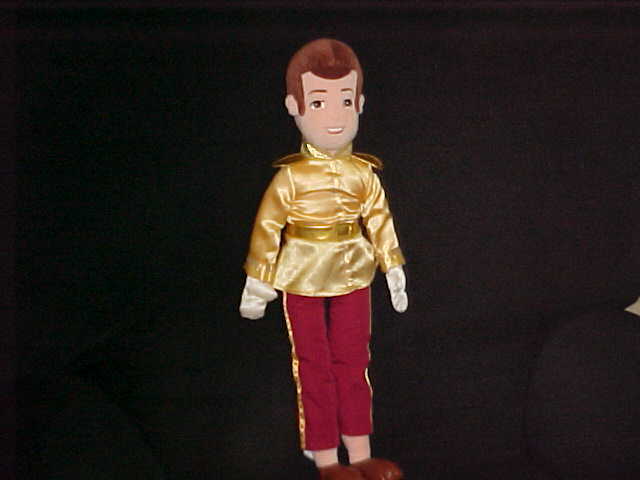 Primary image for 21" Disney Prince Charming Plush Doll From Cinderella The Disney Store 