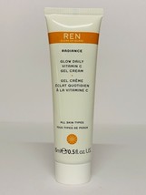 REN Clean Skincare Radiance Glow Daily Vitamin C Gel Cream .5oz 15ml Travel Size - £8.57 GBP