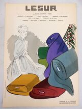 L’officiel De La Couleur Des Industries De La Mode No. 16 Hiver 1952 Lesur - $66.53