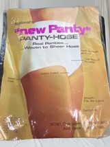Vintage National’s &quot;New Panty&quot;  Panty-hose Real Panties Woven to Sheer H... - £11.71 GBP