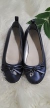 Girls 10 Baci Blue Flat Shoes Real Leather Size 32 european.  - $23.75