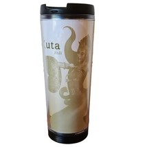 Starbucks 2012 Bali Tumbler 12 oz Insulated Travel Cup Mug Holographic - £14.82 GBP