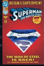 Superman The Man of Steel #22 ORIGINAL Vintage 1993 DC Comics  - £7.38 GBP