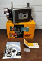 1950s Kodak Brownie Turret 3 Lens f/1.9 - 8mm Movie Camera in original box WORKS - £32.17 GBP