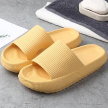 Trend Thick Platform Slippers Home Bathroom Women Slides 4cm Heel Ladies Summer  - £18.95 GBP