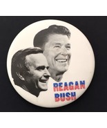 Ronald Reagan George H.W. Bush 1981 Presidential Campaign Election Butto... - £10.94 GBP